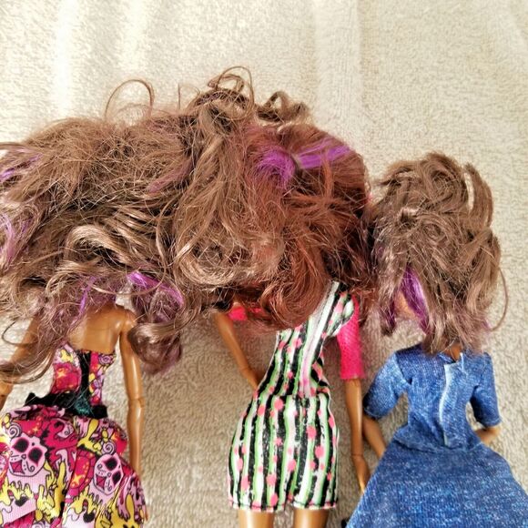Monster High Dolls Clawdeen Wolf Doll Inner Monster Dress Outfit Shoes Lot of 3 - Picture 9 of 9